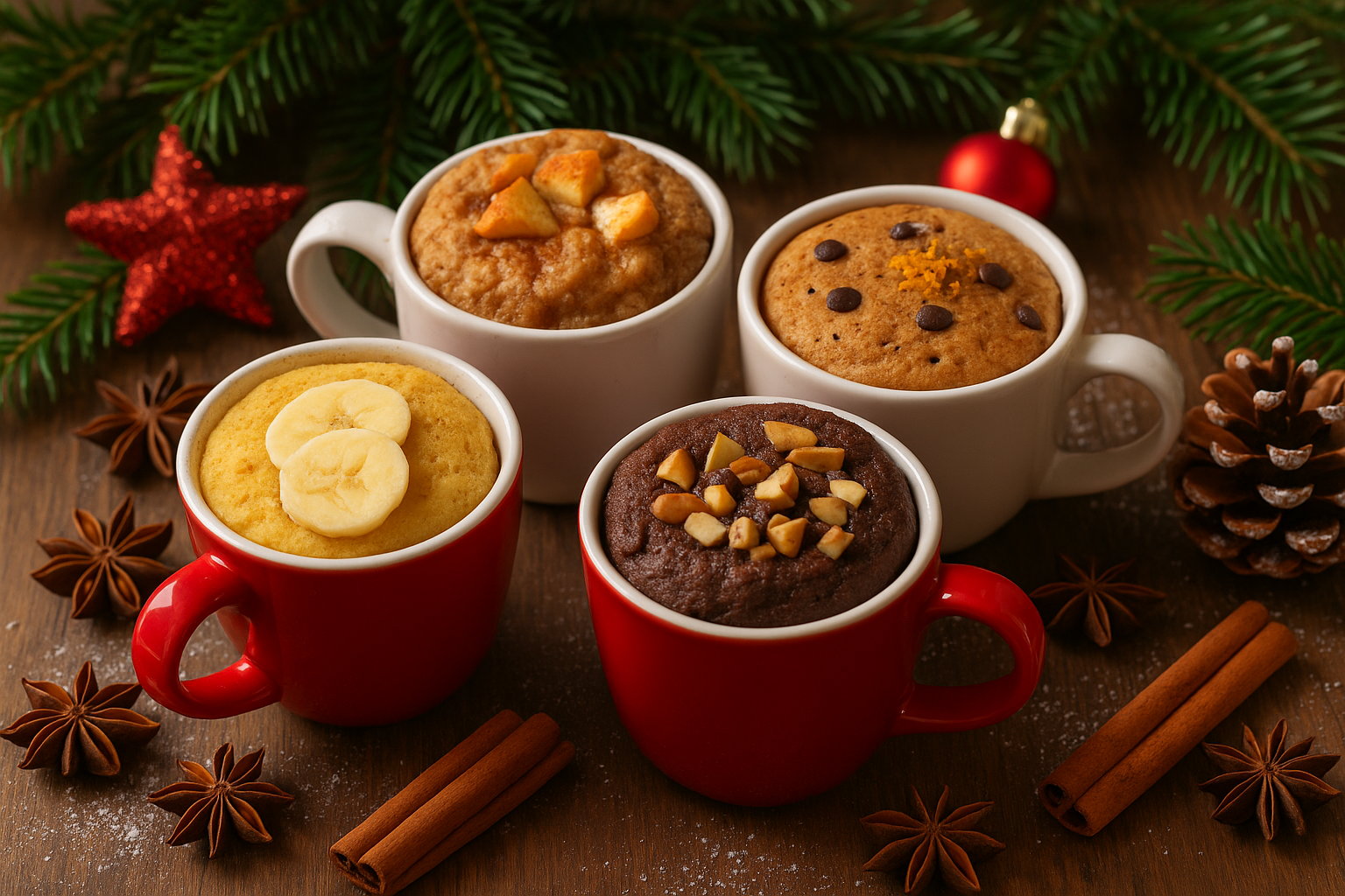 le mug cake da fare a natale