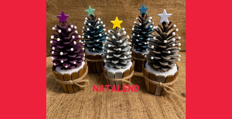 Alberelli di Natale con le pigne: un’idea creativa e naturale per le tue feste