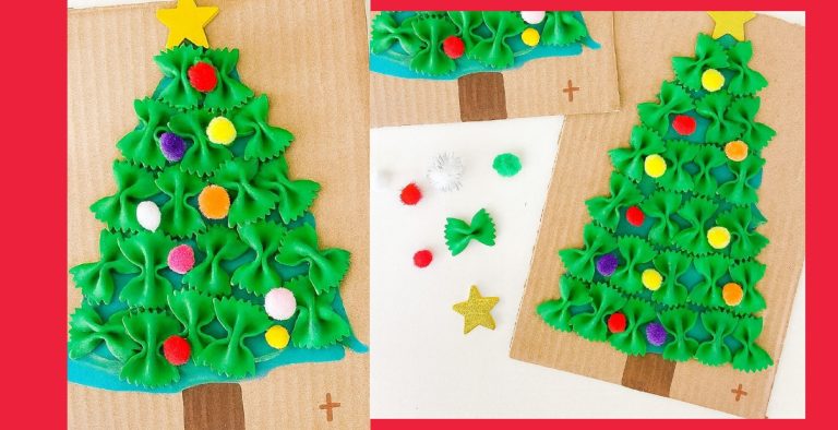 Albero di Natale con la pasta: scegliamo le farfalle (TUTORIAL)