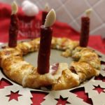 corona avvento sfoglia da mangiare