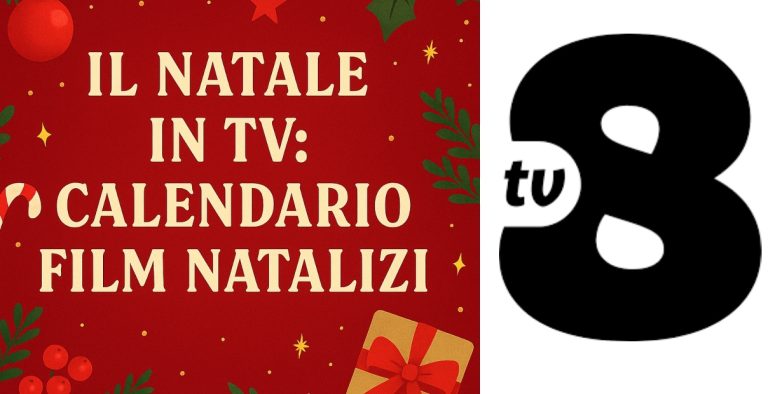 Film di Natale su Tv8 a dicembre: il calendario con i titoli del pomeriggio