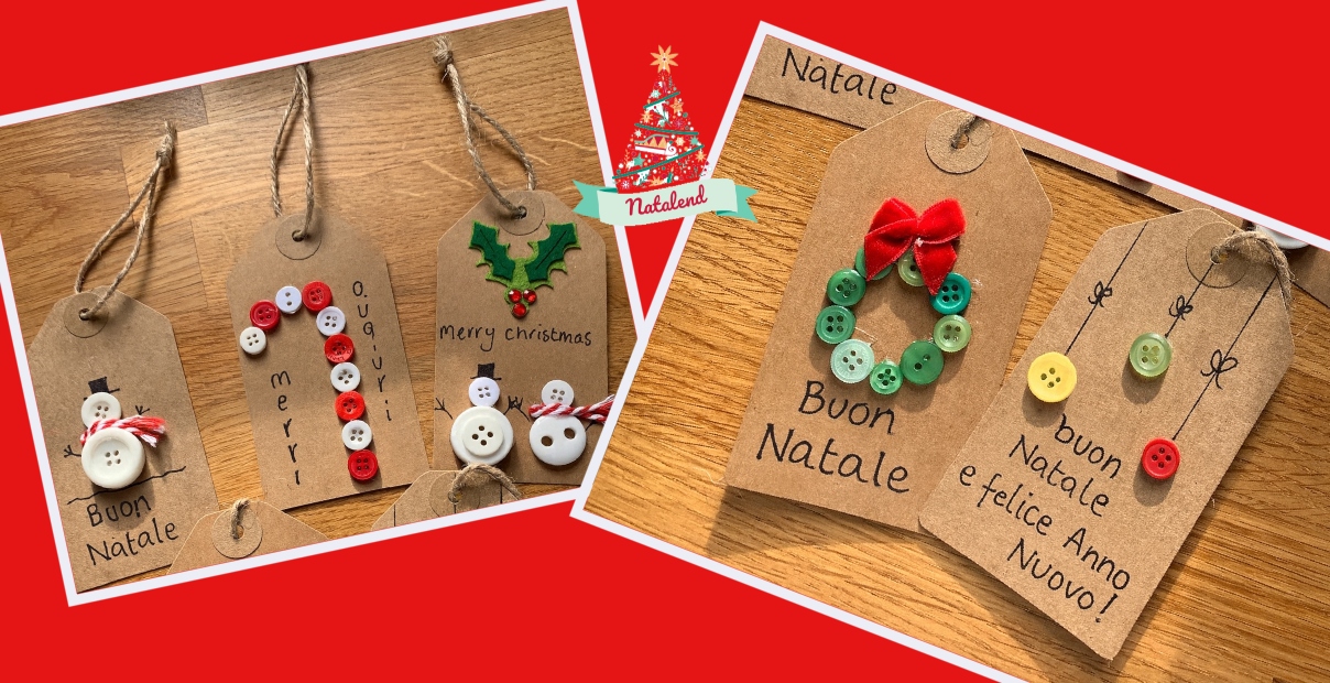 regali di natale personalizzati con etichette fai da te