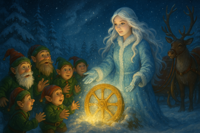 La fanciulla delle nevi e gli elfi del Natale