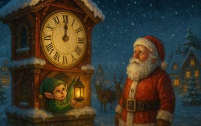 favola orologio di babbo natale