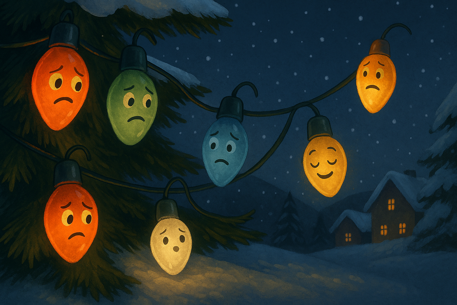 favola natale lucine