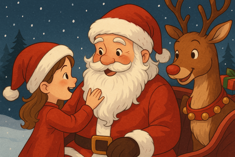 La magia di Emma e la barba di Babbo Natale