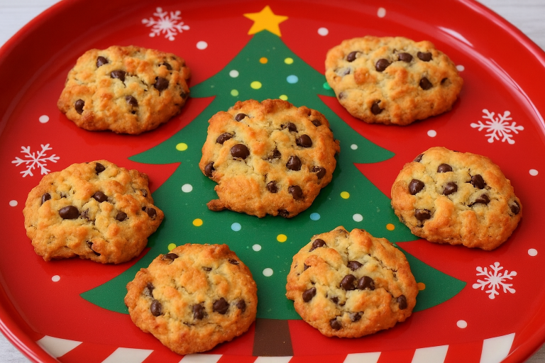 Biscottini di Natale con gocce di cioccolato: facili da fare, belli da regalare