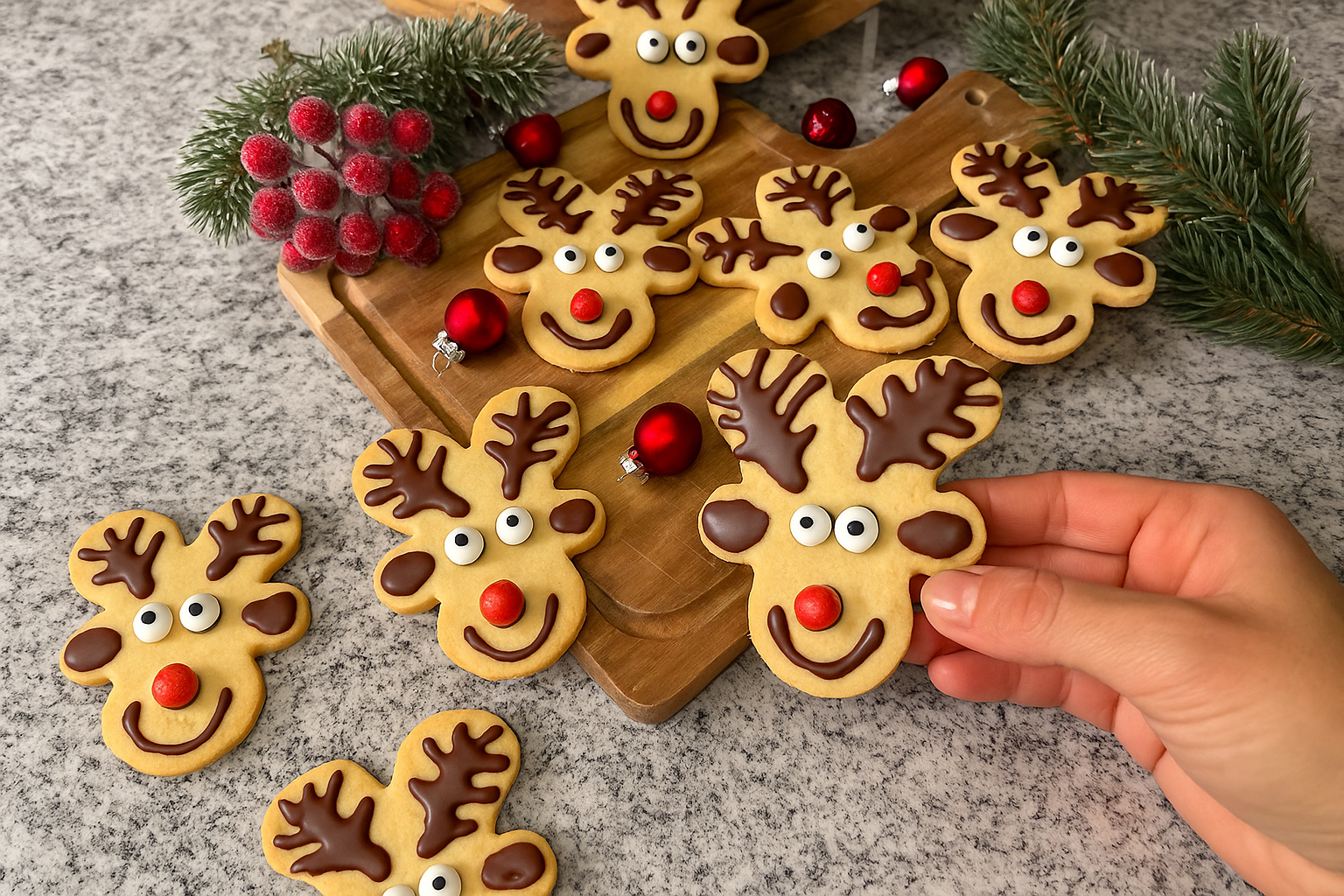 biscotti renna natale