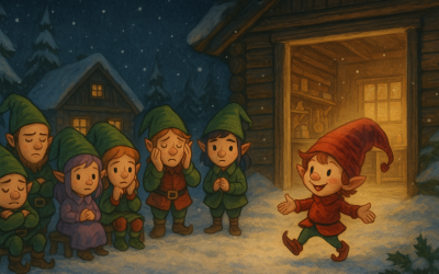 Il folletto dispettoso e il sonno degli elfi di Natale folletto dispettoso natale