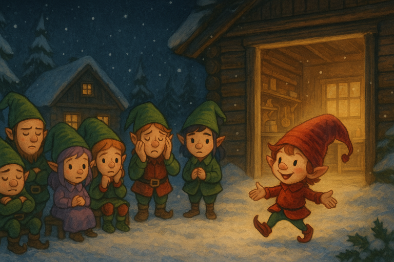 Il folletto dispettoso e il sonno degli elfi di Natale