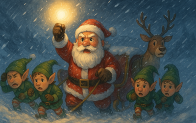 favola tormenta babbo natale