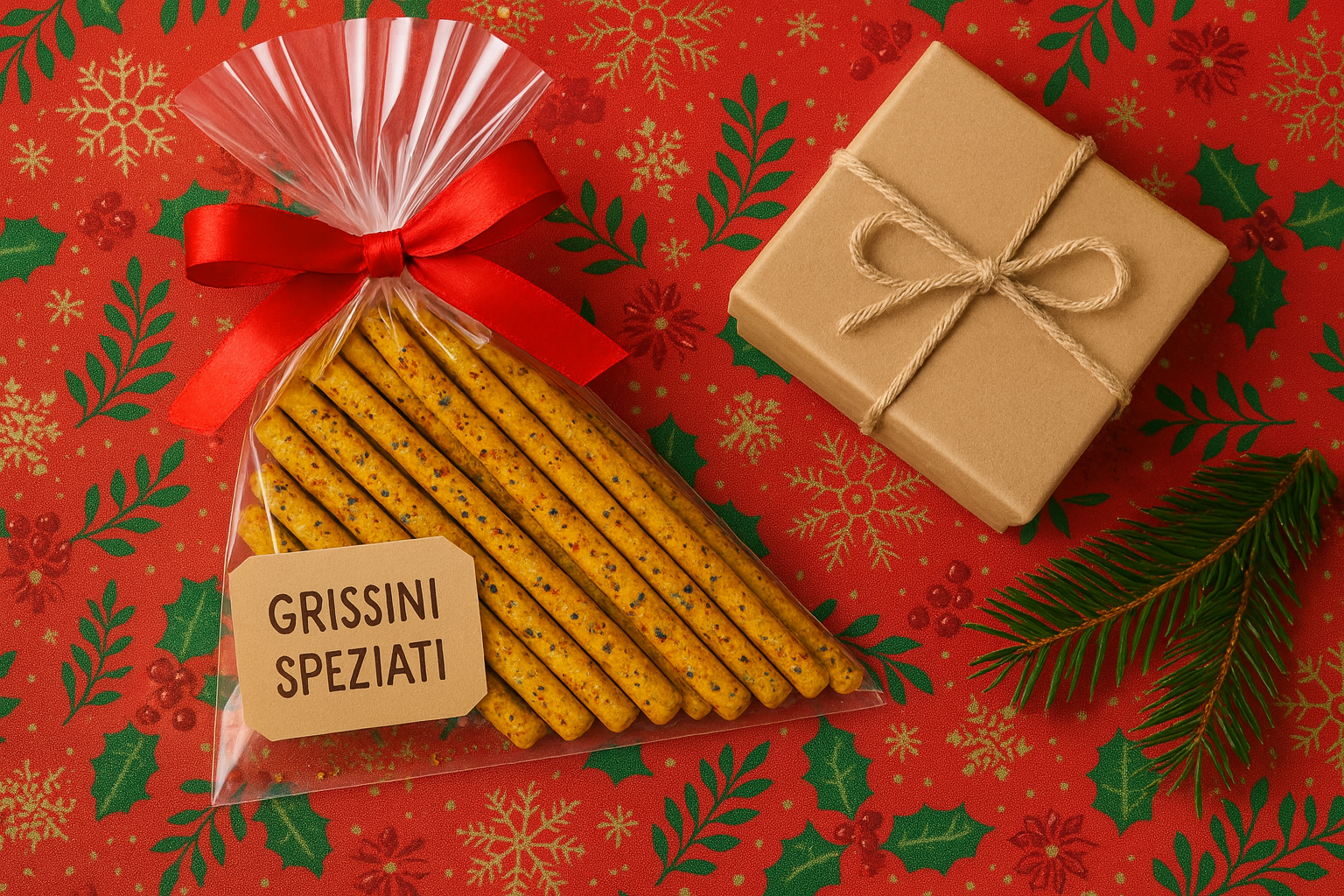 i grissini speziati da regalare a natale