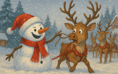 il pupazzo di neve dispettoso