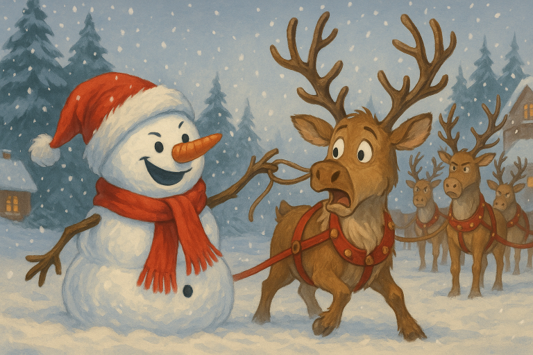 Miky, il pupazzo di neve dispettoso