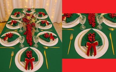 Come apparecchiare una tavola di Natale elegante e accogliente: idee e consigli per ricreare un’atmosfera magica la tavola di natale idee rosso verde