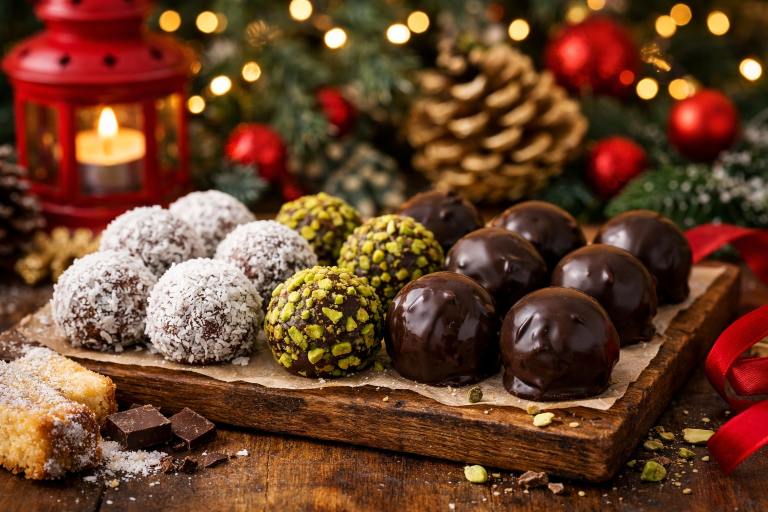 Cioccolatini di pandoro per salutare le feste