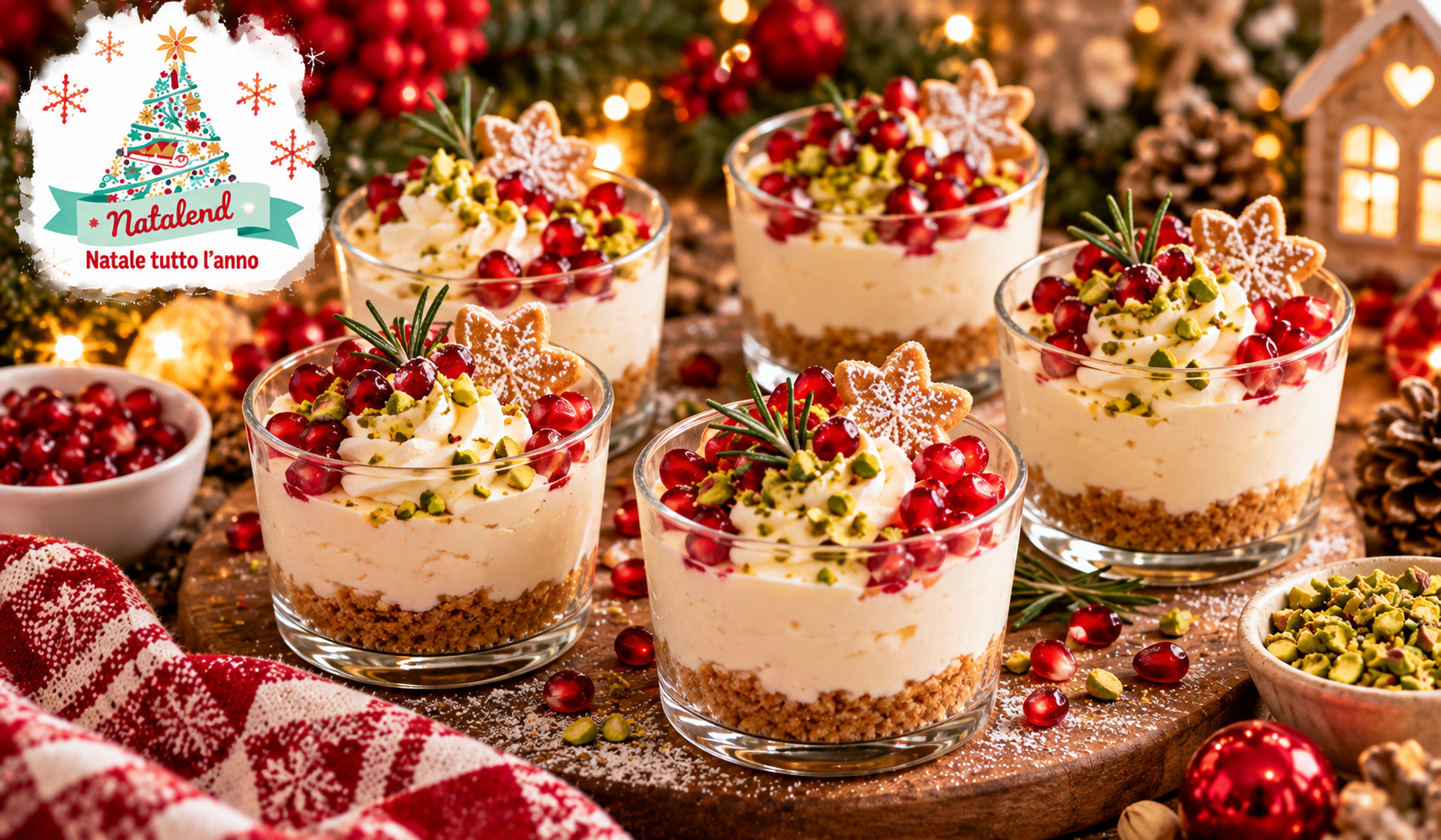 mini cheesecake natale