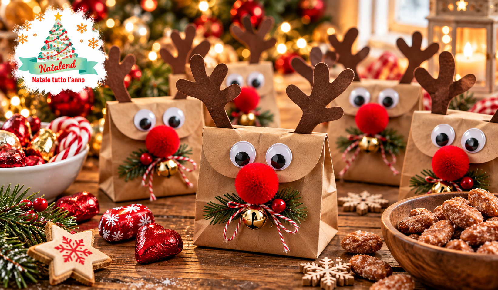 sacchetti renna natale natalend