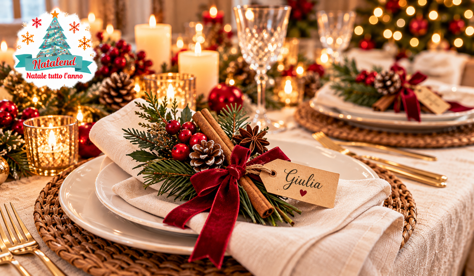 segnaposto natalend natale